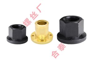 汽車機械設備行業(yè)高強度絲桿法蘭銅螺母