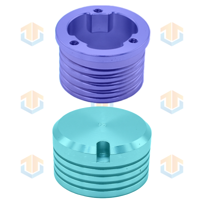 CNC數(shù)控車銑復(fù)合加工零件之陽極彩色卡位扣